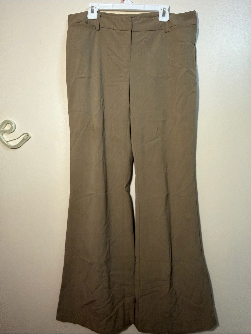 New York & Company Olive Flared Pants